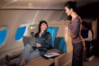 Singapore Airlines - Siège classe Affaires - détente