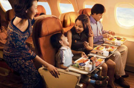 Singapore Airlines - Dîner en classe Economie