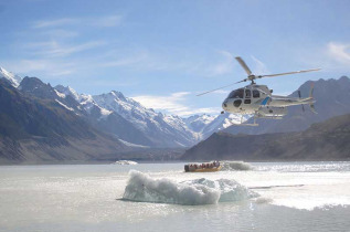 Nouvelle-Zélande - Mount Cook - Survol de 35 minutes en hélicoptère
