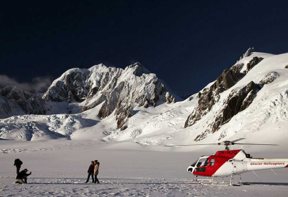 Nouvelle-Zélande - Franz Josef Glacier - Survol du glacier de Fox, 20 min