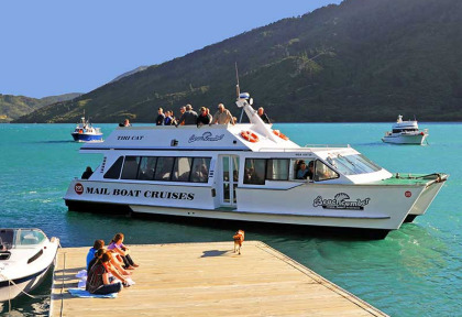 Nouvelle-Zélande - Marlborough Sounds - Tournée postale en bateau © Beachcomber Cruises