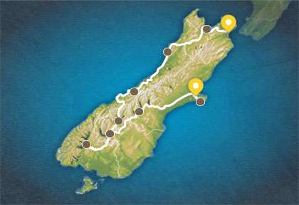 autotour NZ L'Ile du Sud dans tous ses éclats
