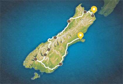 Autotour Nouvelle-Zélande Splendeurs de l'Ile du Sud