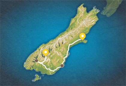Autotour Nouvelle-Zélande Fjords et Dunedin