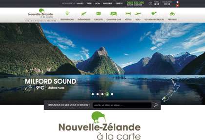 Nouvelle zelande à la carte