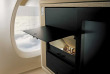 Singapore Airlines - Siège classe Affaires  espace rangement