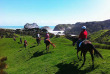 Nouvelle-Zélande - Cape Farewell - Randonnée guidée à cheval sur la plage de Wharariki