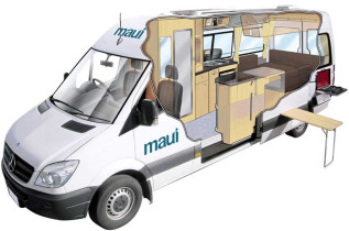 Camping Car Nouvelle-Zélande - Maui Platinium Ultima