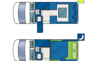 Camping Car Nouvelle-Zélande - Mighty Double Down