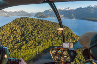 Nouvelle-Zélande - Te Anau - Survol du Doubtful Sound en hélicoptère 