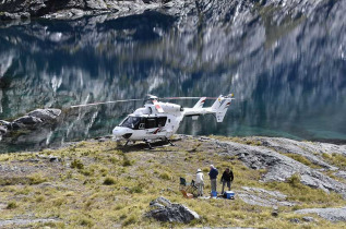 Nouvelle-Zélande - Te Anau - Survol du Milford Sound en hélicoptère