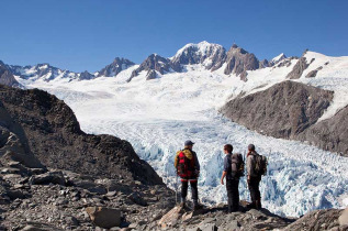 Nouvelle-Zélande - Fox Glacier - Ascension guidée du Chancellor Dome, accès en hélicoptère © Fox Glacier Guiding