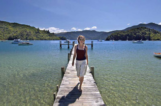 Nouvelle-Zélande - Marlborough Sounds - Croisière dans les Malborough Sounds, arrêt au Furneaux Lodge