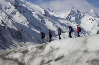 Nouvelle-Zélande - Mount Cook - Randonnée sur le glacier de Tasman, accès en hélicoptère