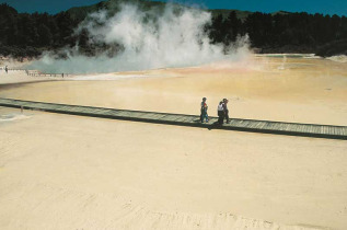 Nouvelle-Zélande - Rotorua - Entrée au parc de Wai O Tapu à Rotorua