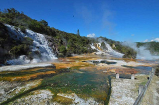 Nouvelle-Zélande - Taupo - Visite libre de la réserve géothermique d'Orakei Korako