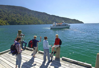 Nouvelle-Zélande - Marlborough Sounds - Randonnée libre de 4 km sur la Queen Charlotte Track