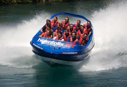 Nouvelle-Zélande - Taupo - Sensations fortes en jet boat sur la rivière Waikato