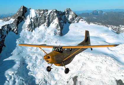 Nouvelle-Zélande - Wanaka - Survol en avion, rando et jet boat dans le Parc national du Mt Aspiring © Lake Wanaka Tourism