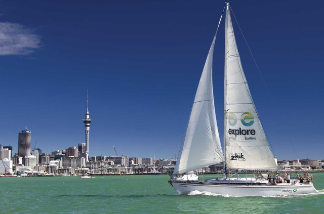 Nouvelle-Zélande - Auckland - Explore Group, Harbour Sailing
