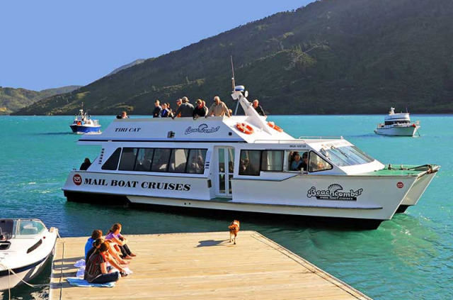 Nouvelle-Zélande - Marlborough Sounds - Tournée postale en bateau © Beachcomber Cruises