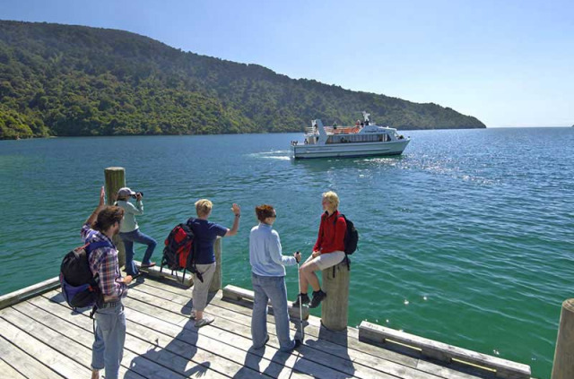 Nouvelle-Zélande - Marlborough Sounds - Randonnée libre de 4 km sur la Queen Charlotte Track