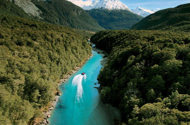 Nouvelle-Zélande - Queenstown - Jet boat sur la Dart River