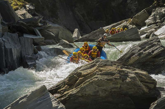 Nouvelle-Zélande - Queenstown - Rafting sur la rivière Shotover