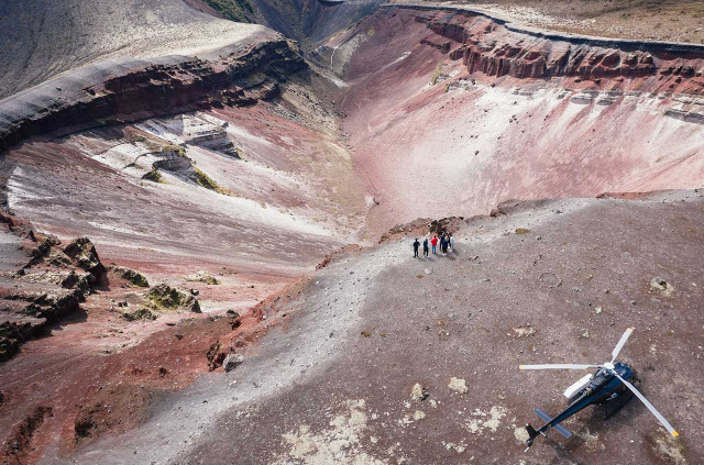 Nouvelle-Zélande - Rotorua - Volcanic Air - Mount Tarawera